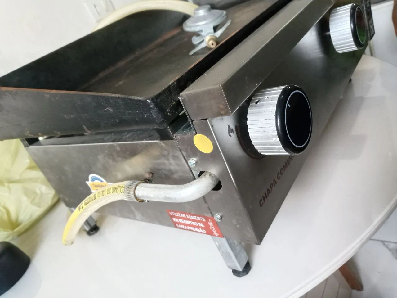 Chapa comercial a gás Marchesoni - Foto 3