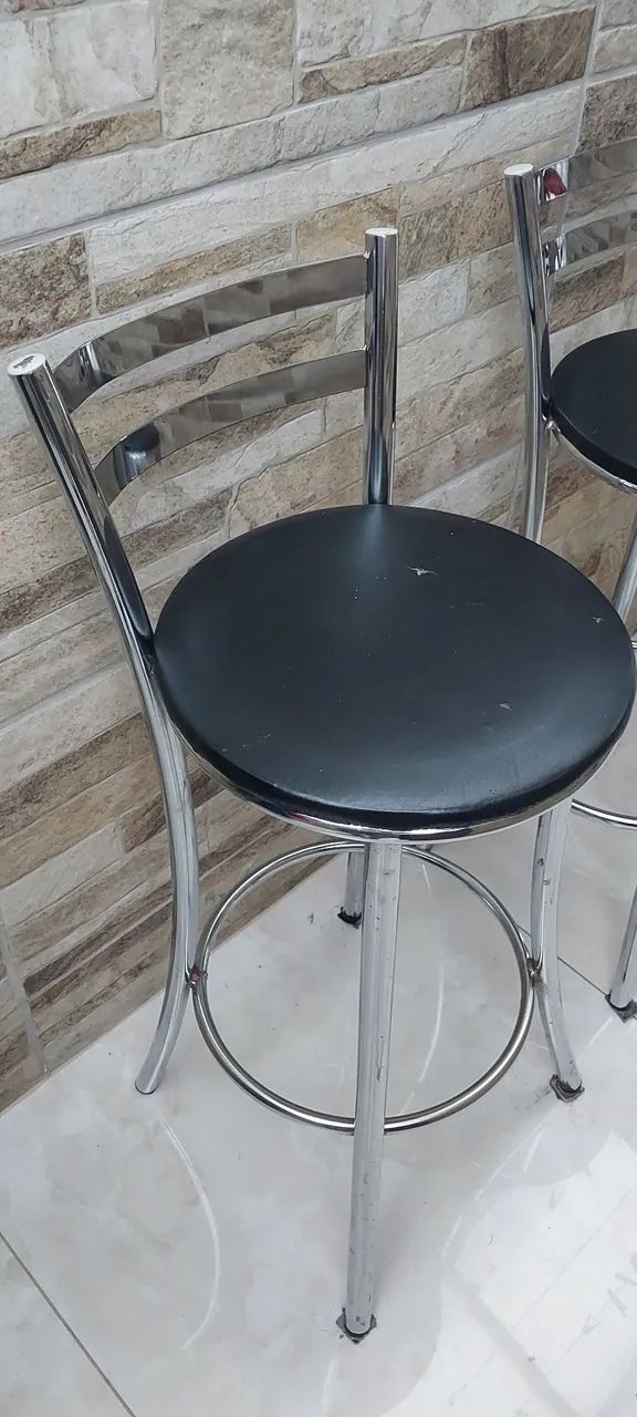 2 Banquetas de alumínio  - Foto 2
