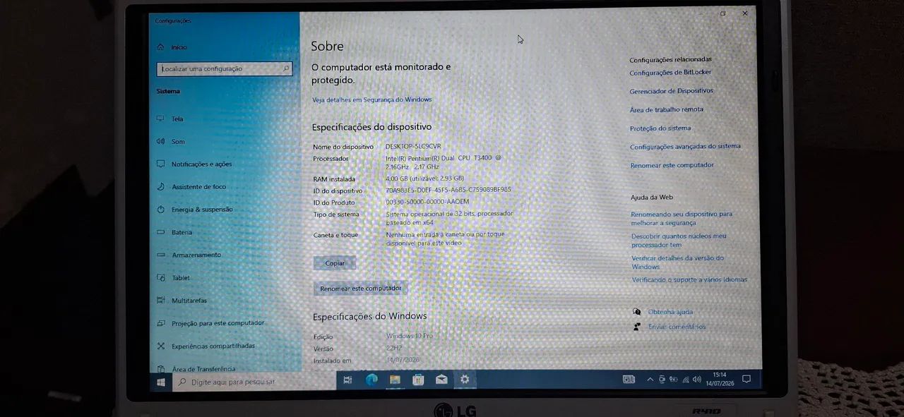 Notebook LG R410 (Leia o anúncio) - Foto 4