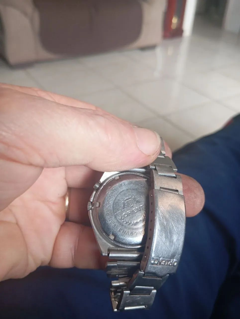Relógio Oriente Masculino funcionando. - Foto 4