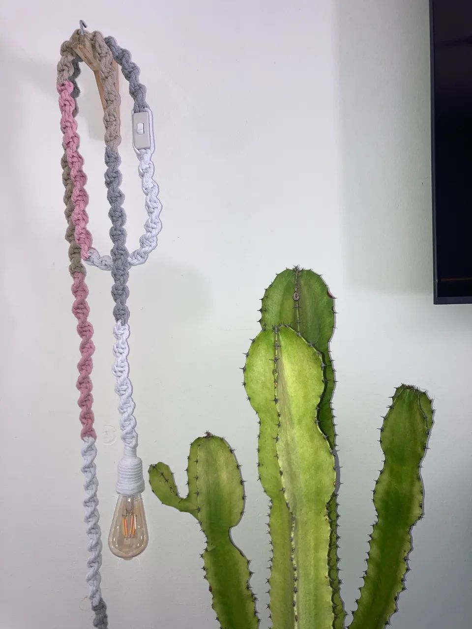 Cordão de Luminária, suporte e lâmpada. - Foto 5