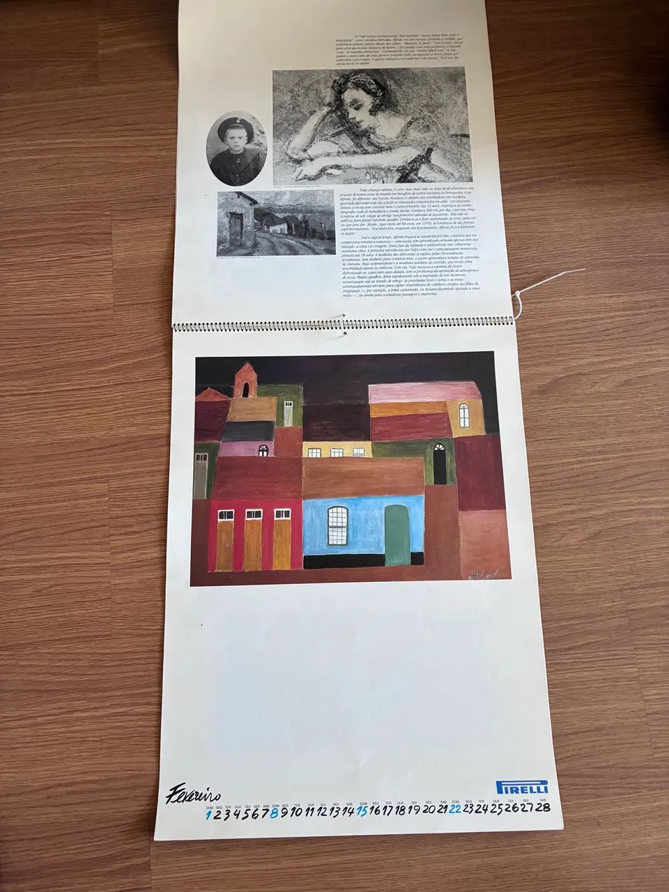 Calendário Pirelli de 1981 quadros/ historia de Volpi - Foto 2