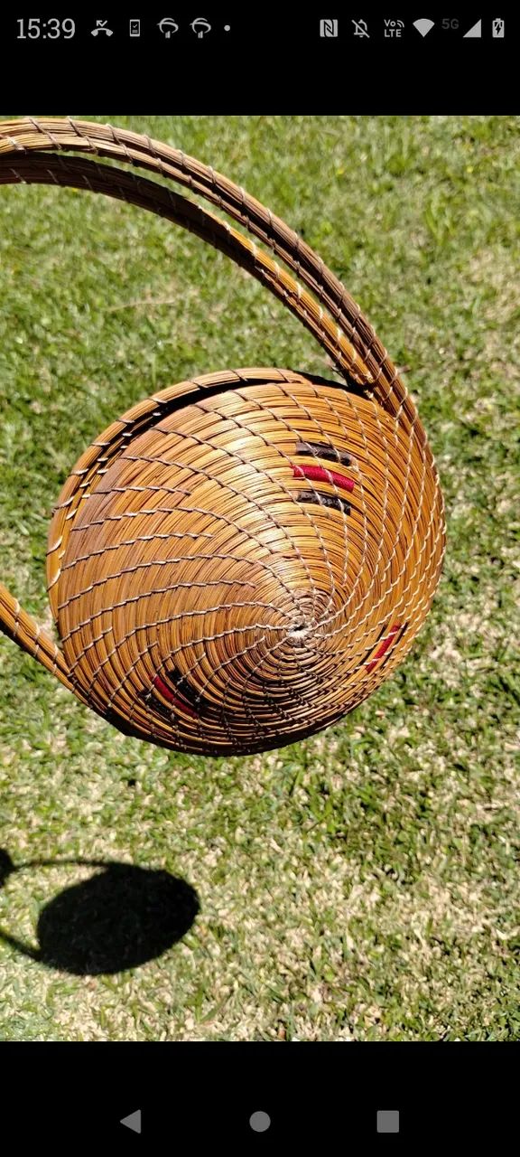Bolsa de capim dourado  - Foto 4