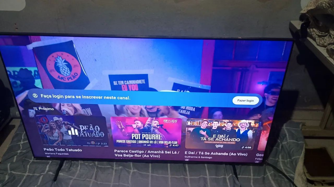 Vendo smart tv Samsung de 50 polegadas com Android Alexa comando de voz e bluetooth 4k - Foto 2