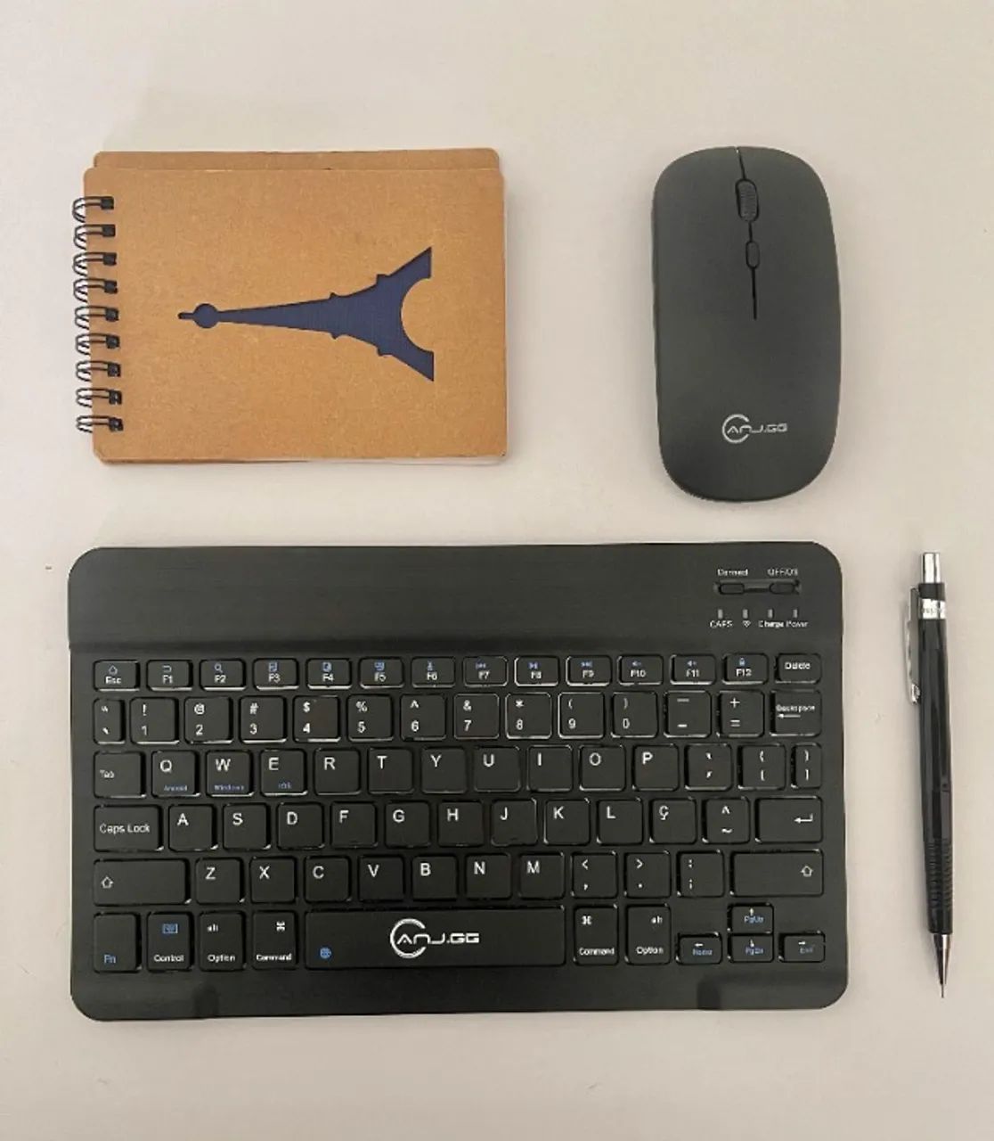 Mini Teclado + Mouse Sem Fio (Novo) - Foto 3