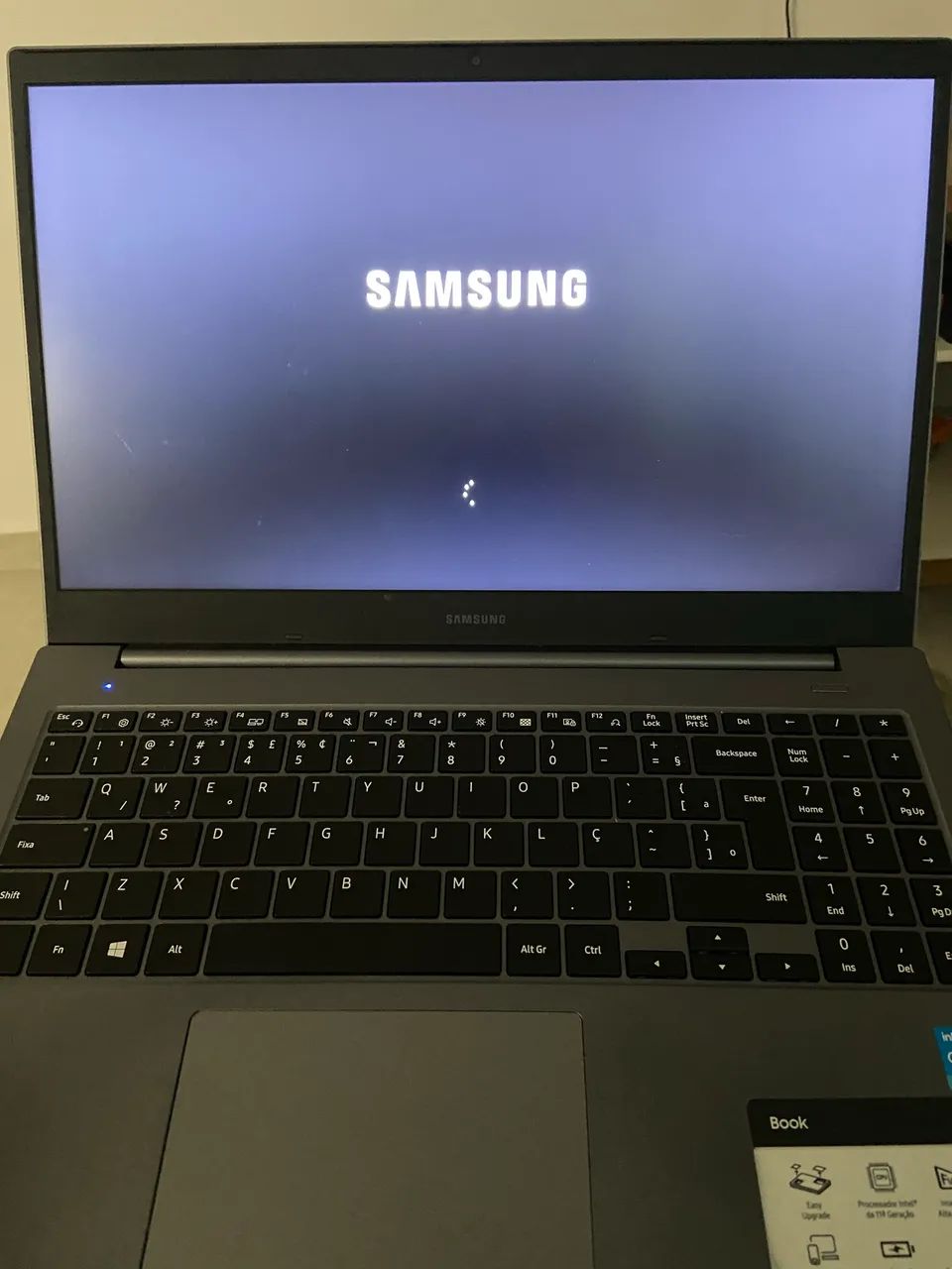 Notebook Samsung Book I3 246gb ssd 8gb RAM