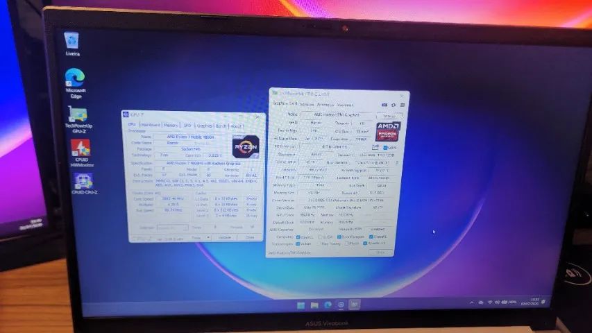 PRA SAIR LOGO | NOTEBOOK ASUS RYZEN 7 4800 - Foto 2