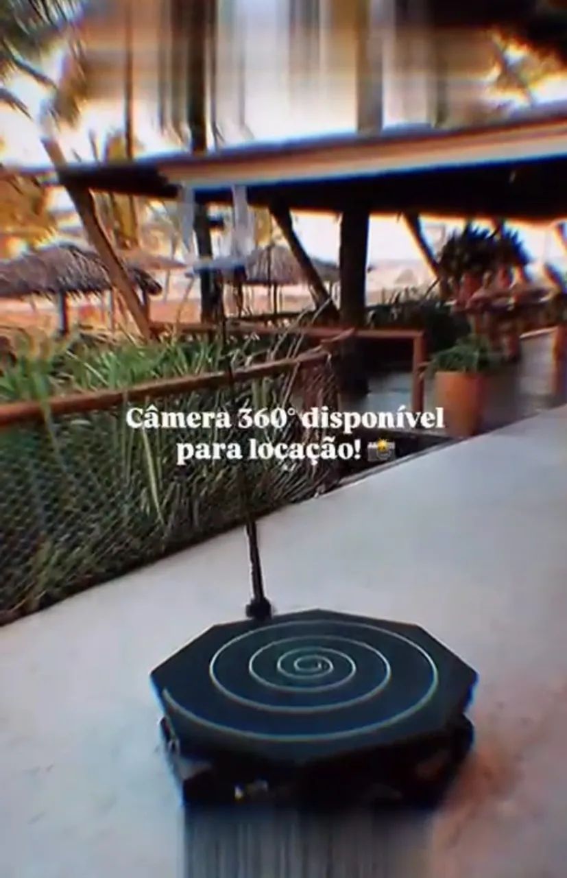 Câmera 360 disponível para locação