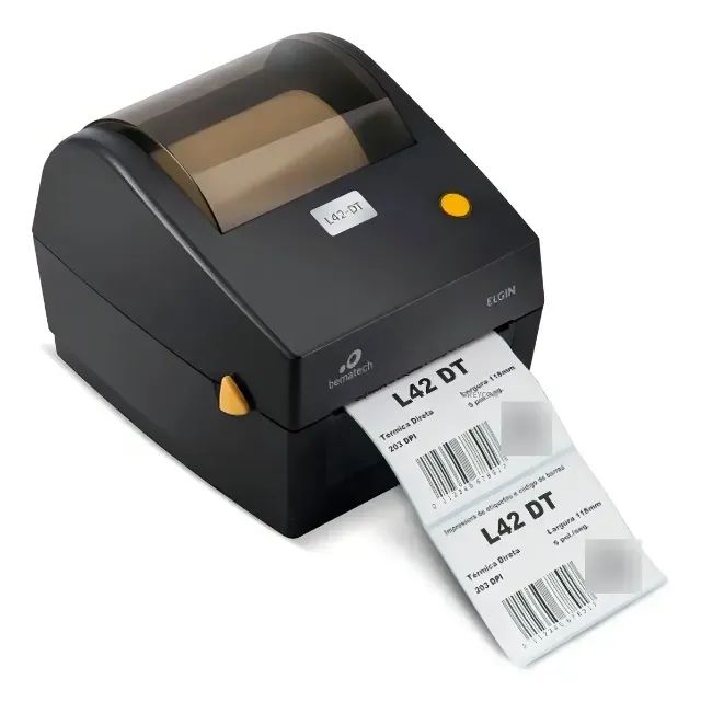 Impressora Etiqueta Elgin Bivolt L42dt Preto - Foto 2