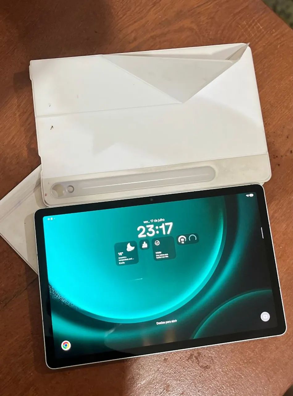 Samsung Galaxy Tab S9 FE em perfeito estado + S Pen e Acessórios 