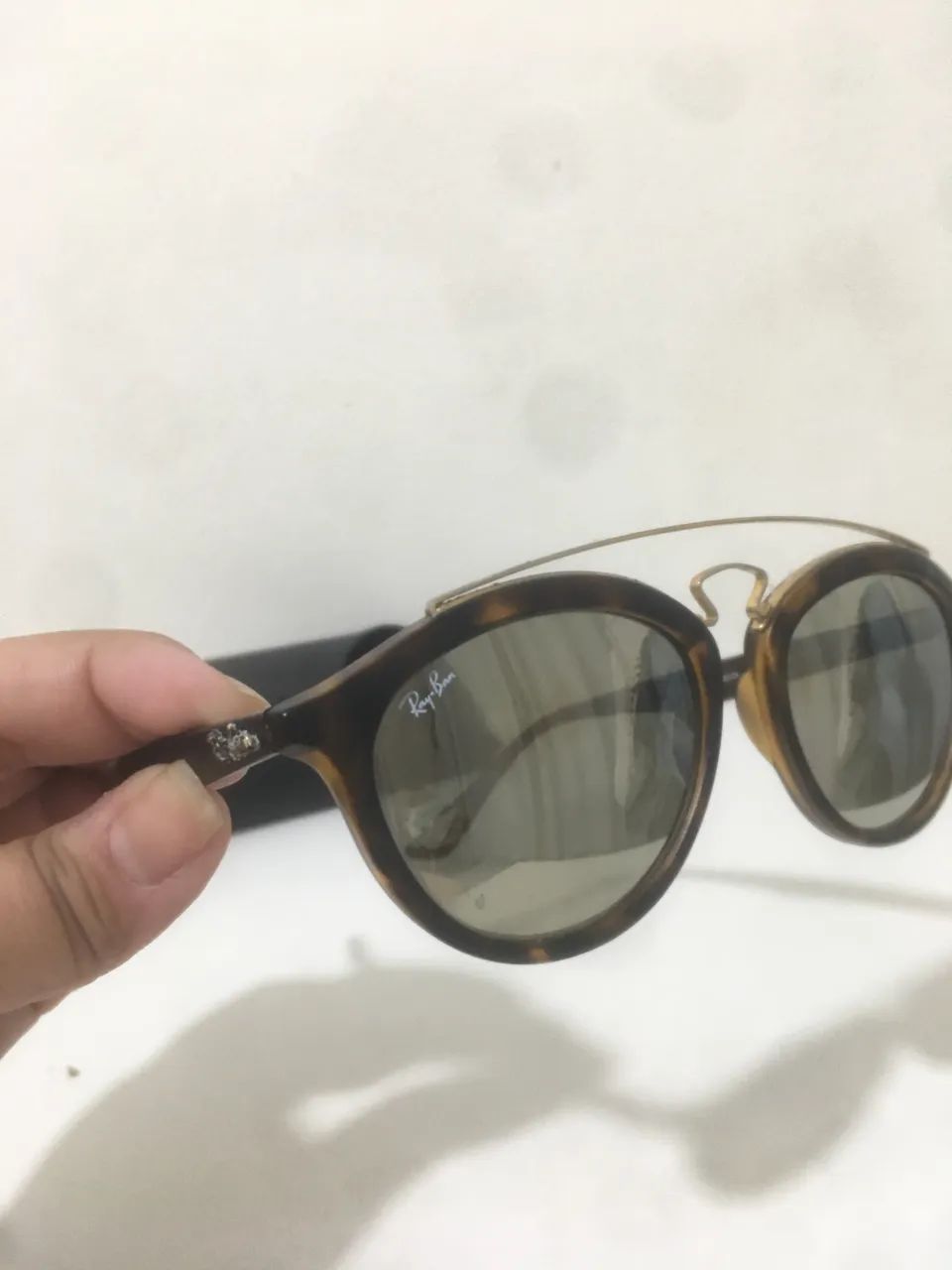 Óculos Rayban Original Espelhado Tartaruga  - Foto 2