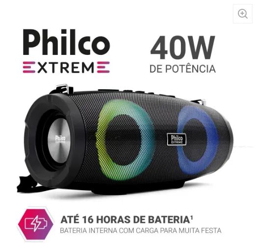 caixa de som philco