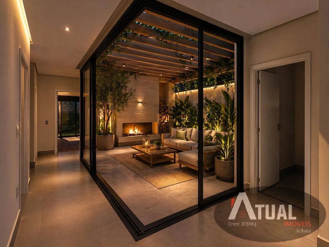 CASA NOVA EM CONDOMINIO ATIBAIA COM 3 SUITES