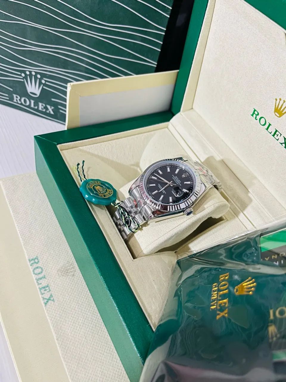 Rolex Datejust visor preto linha premium AAA +Suiço Automático  - Foto 2
