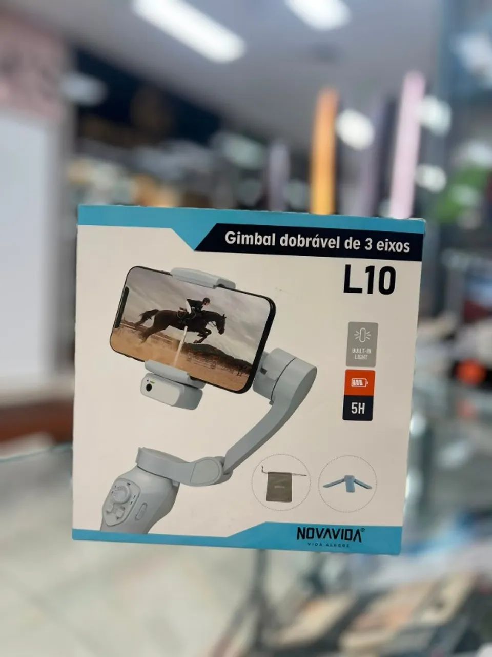 GIMBAL DOBRÁVEL DE 3 EIXOS NOVAVIDA L10