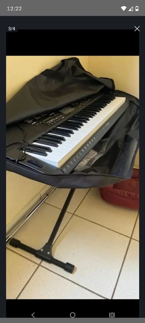 Teclado com teclas sensitivas  - Foto 2