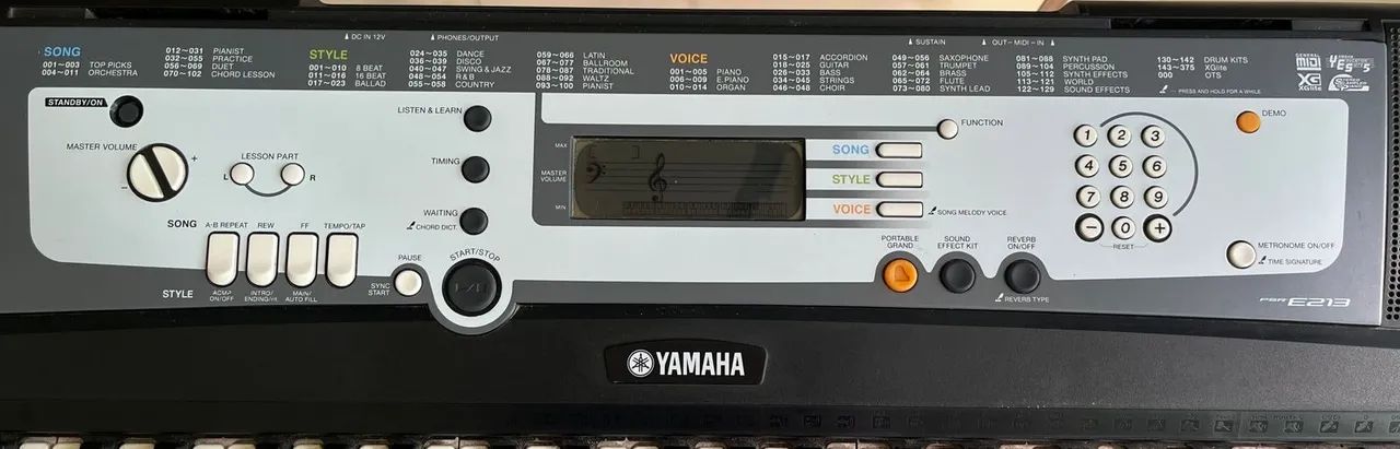 Teclado Yamaha PSR E213 - Foto 2