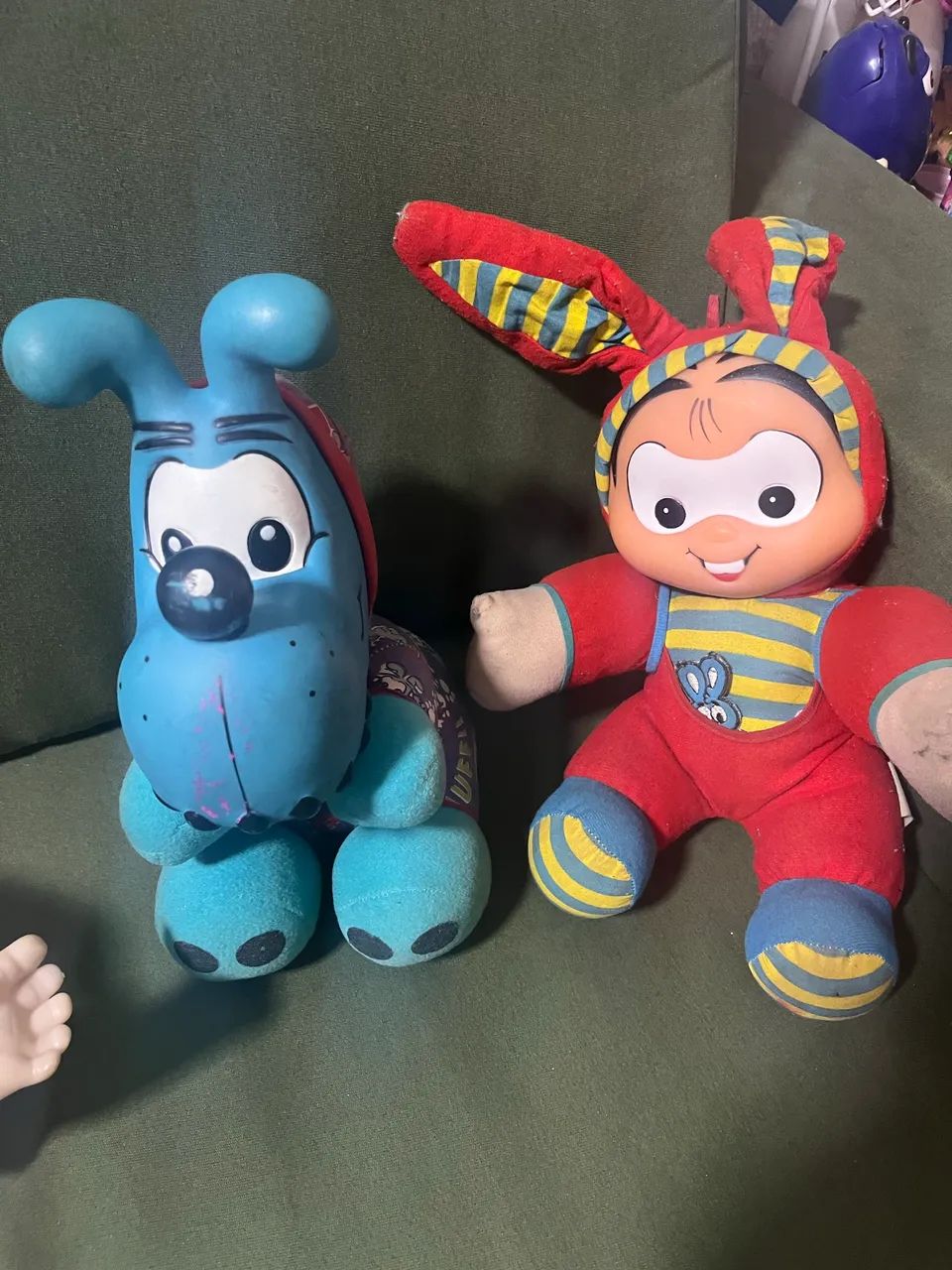 Boneca Mônica e cachorro Bidu