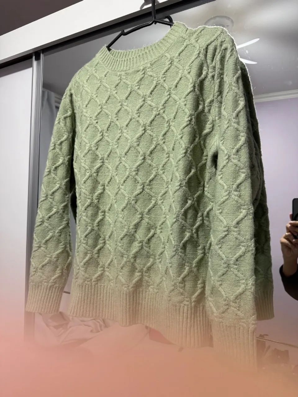 Shein tricô verde menta - Foto 5