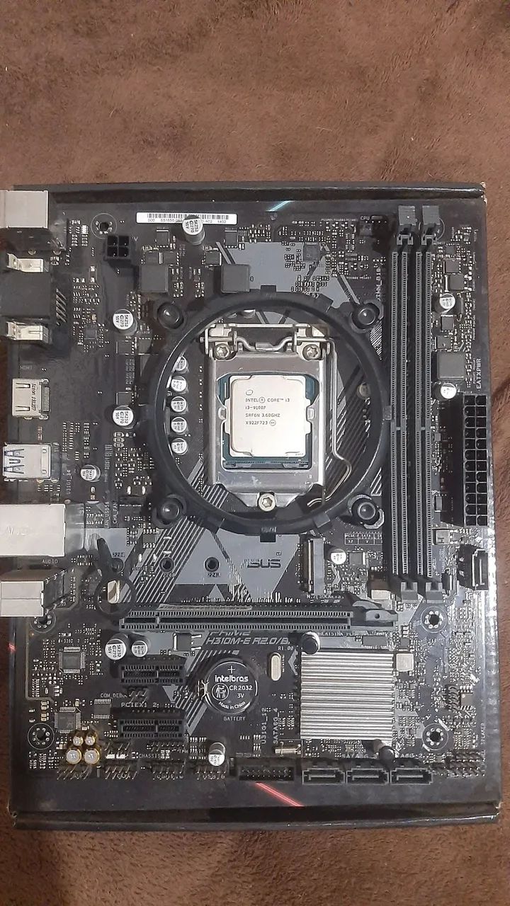 KIT I3 9100F + H310M-E  - Foto 2