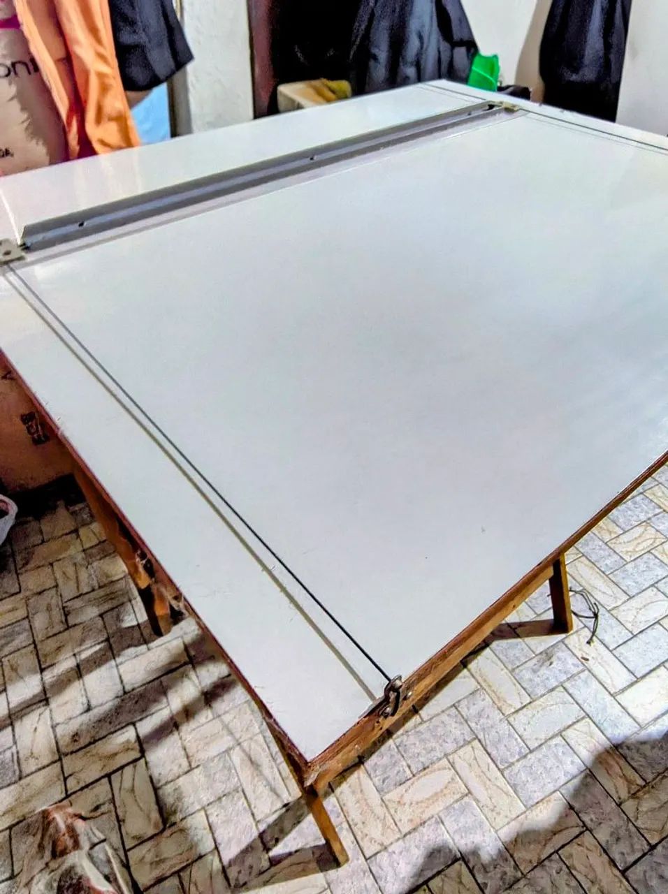 Mesa de desenho com régua e cavalete (Excelente estado) - Foto 2