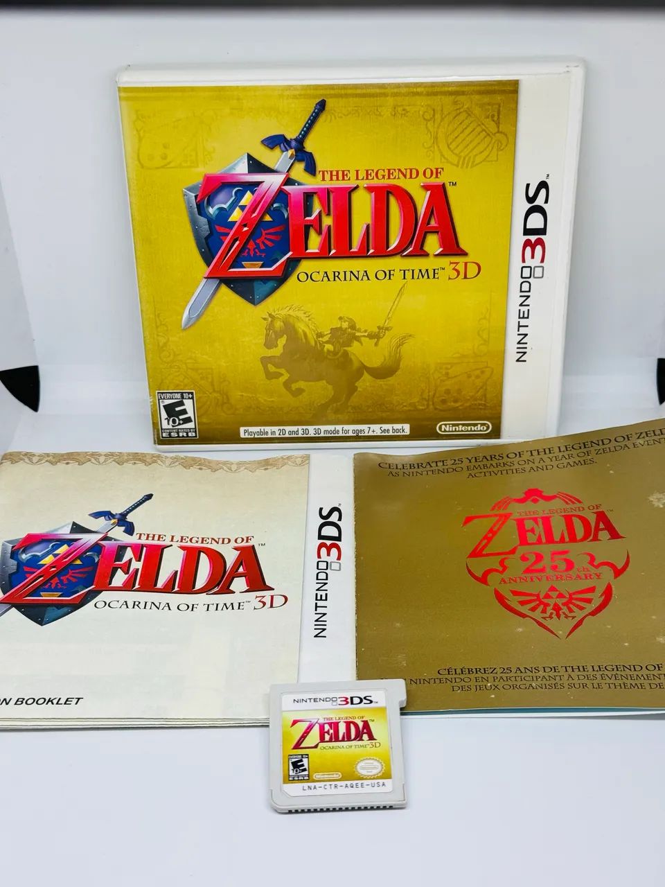 THE LEGEND OF ZELDA OCARINA OF TIME JOGO NINTENDO 3DS ORIGINAL