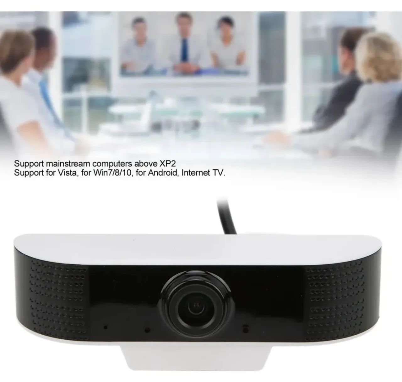 Webcam USB Full HD 1080p Com Microfone Novo - Foto 4