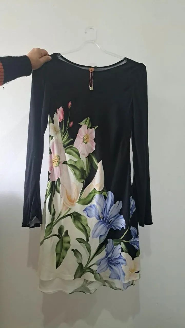 Vestido Farm Floral Viscose