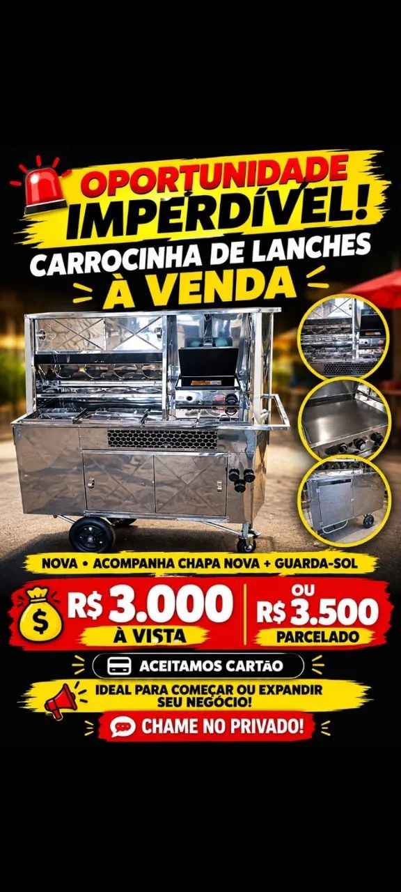 Carrocinha de lanches 