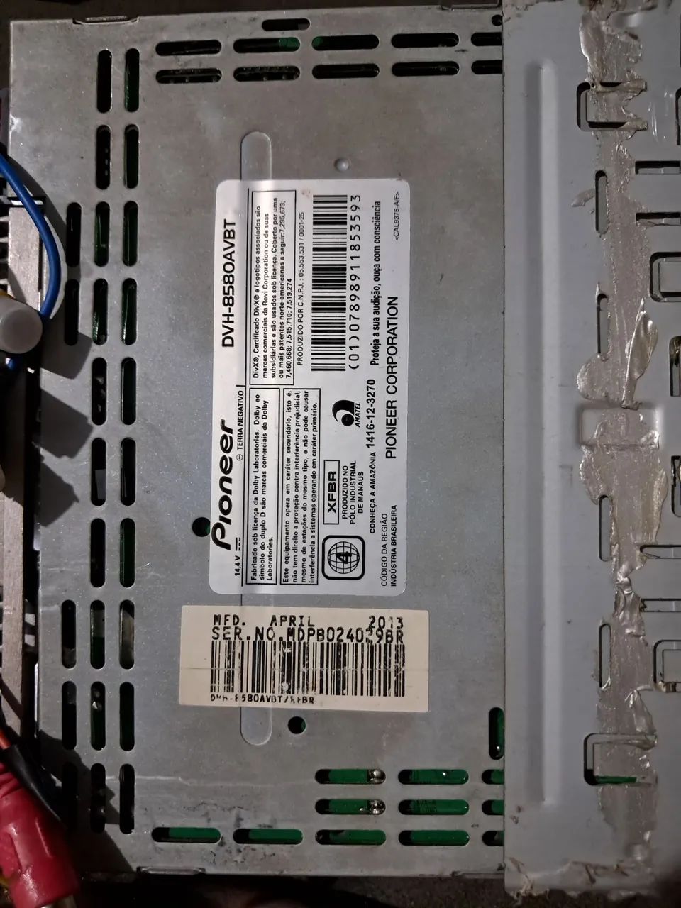 PIONEER DVH-8580AVBT - Foto 4