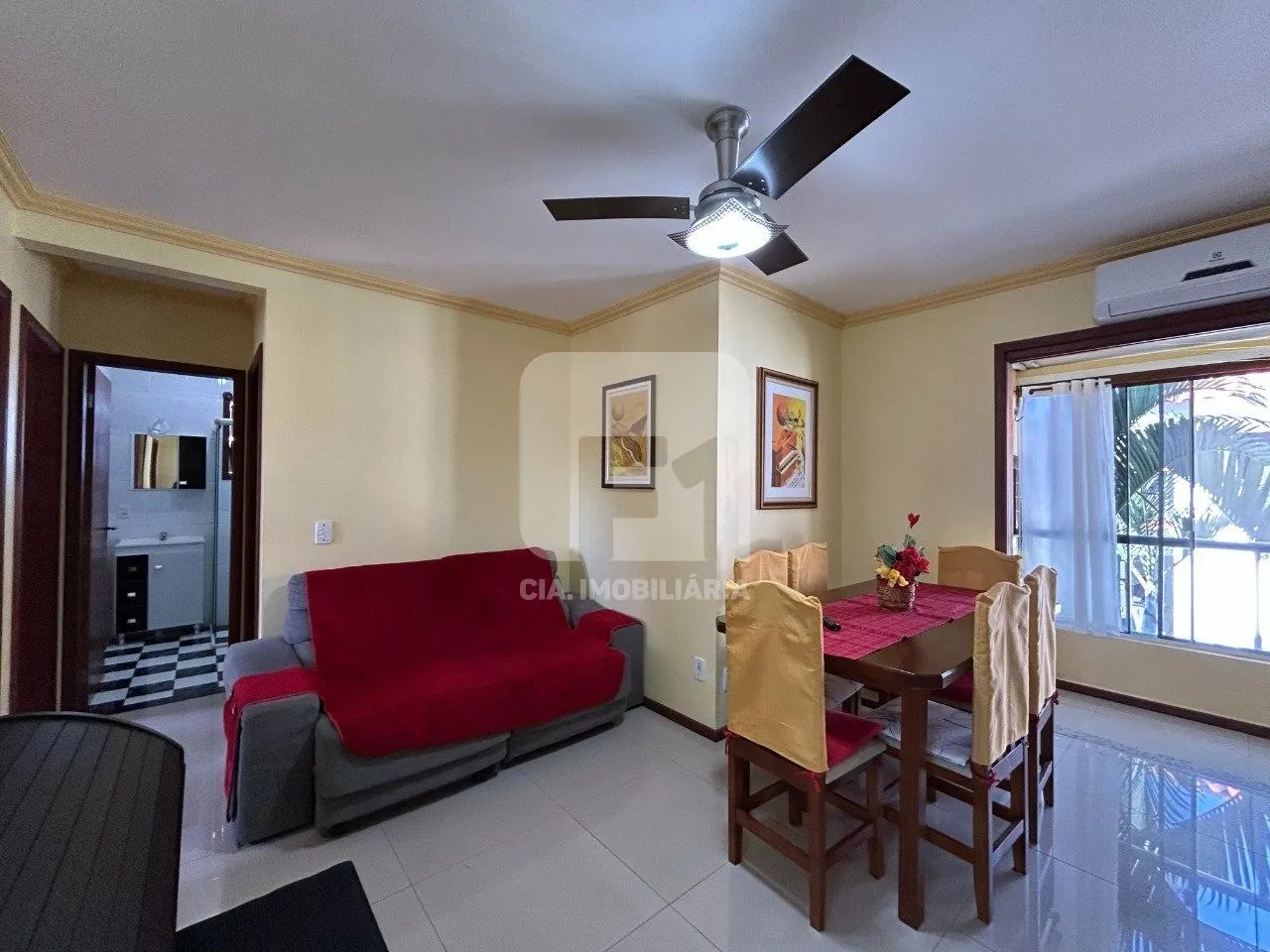 Apartamento 3 quartos semi mobiliado Canasvieiras - Foto 4