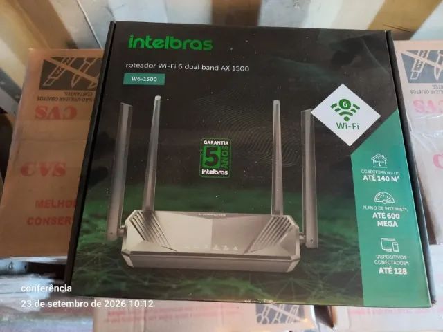 ROTEADOR WIFI MESH 6 INTELBRAS W6-1500