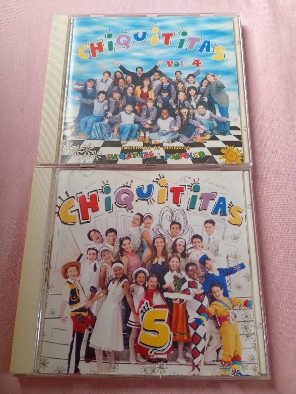 Cds Chiquititas Brasil Volume 4 (1999) e Volume 5 (2000) - Originais e Conservados