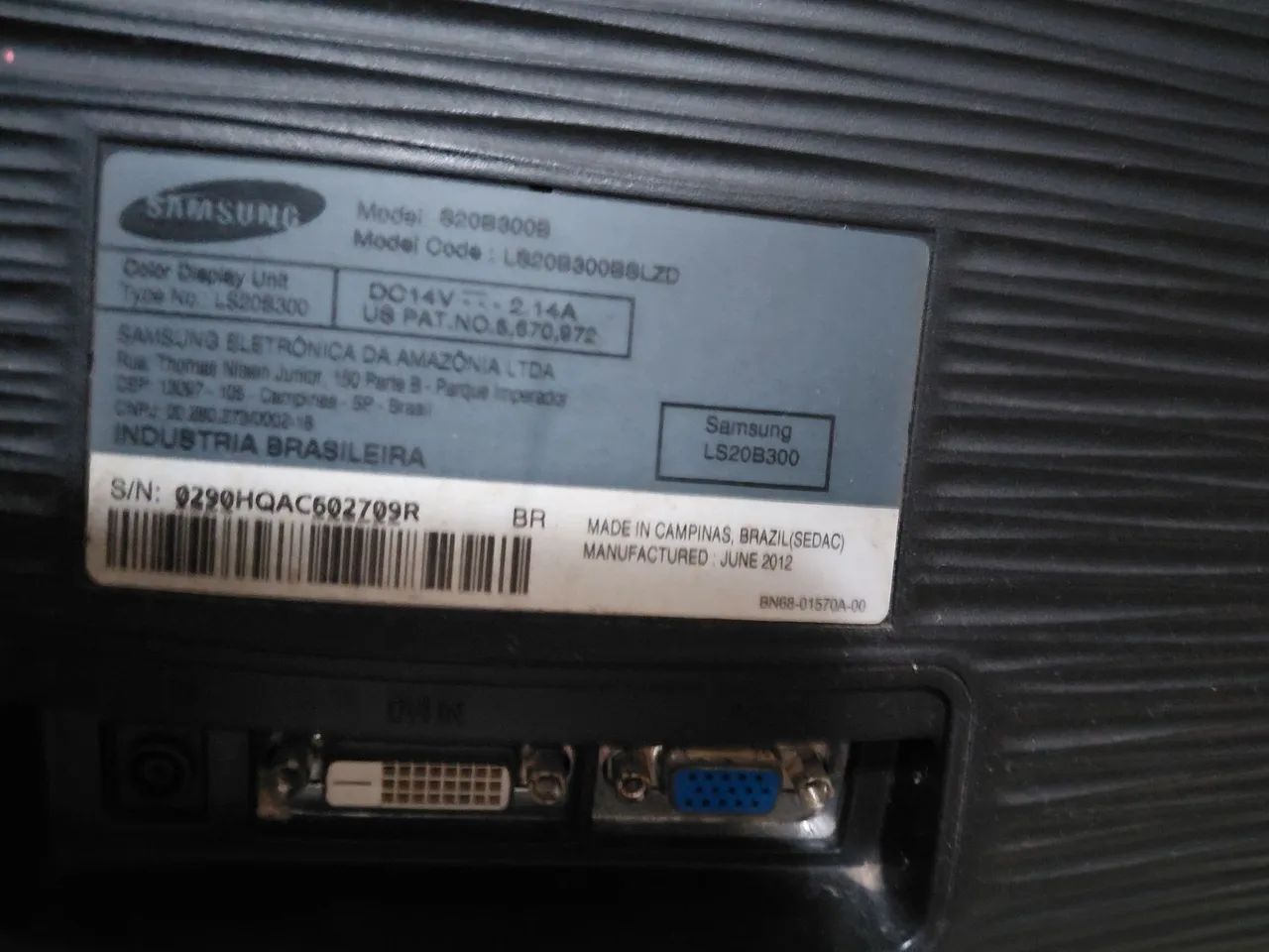 Monitor Samsung Led 20" SyncMaster S20B300B - Foto 3