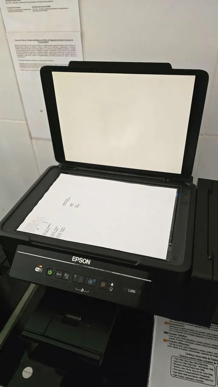 Impressora Eco-tanque Epson L395 - Foto 5