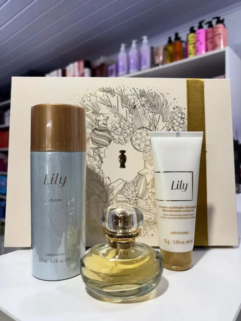 Kit Lily perfumado o Boticário para presentear com estilo e elegância 