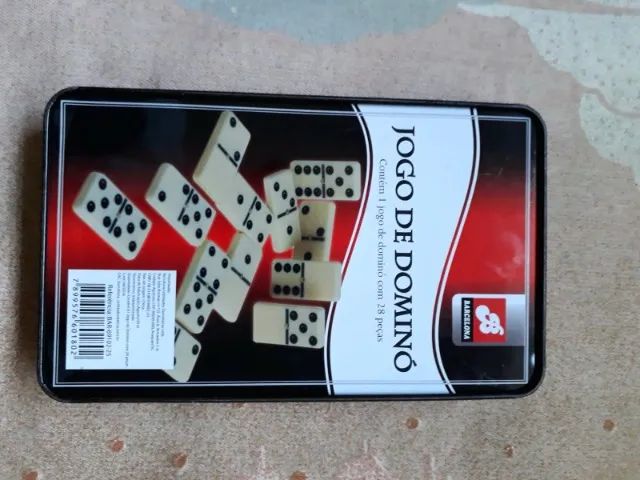 Jogo de dominó (2 peças com pequenos defeitos nos cantos), sem comprometer a funcionalidad - Foto 2