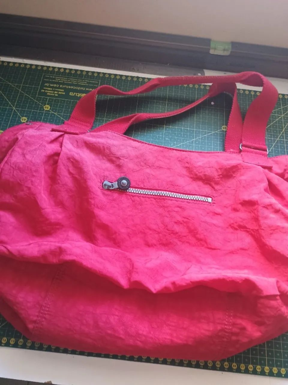 bolsa original da kipling vermelha - Foto 5