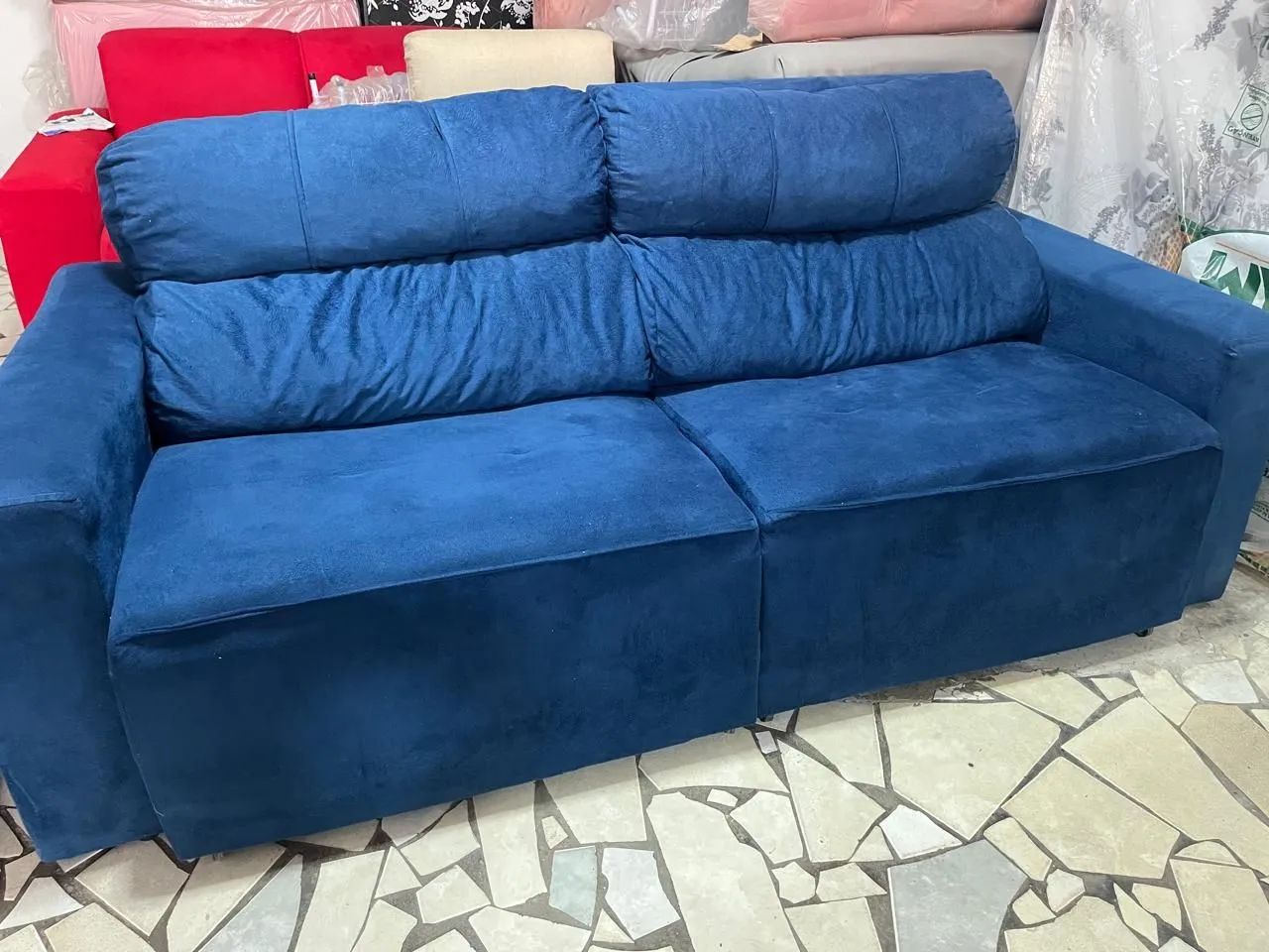 Promoção sofá retrátil e reclinável 