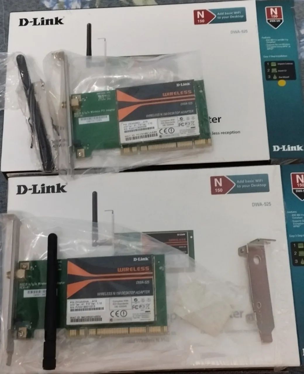 Adaptador Wi-fi D-link Pci Dwa-525 Wireless N 150mbps - Foto 2