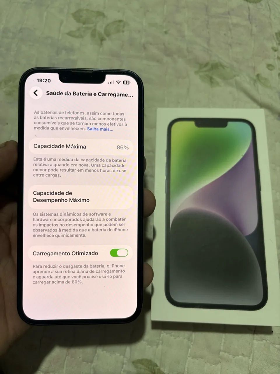 IPhone 14 128gb na caixa , bateria 86% . Com caixa  - Foto 2