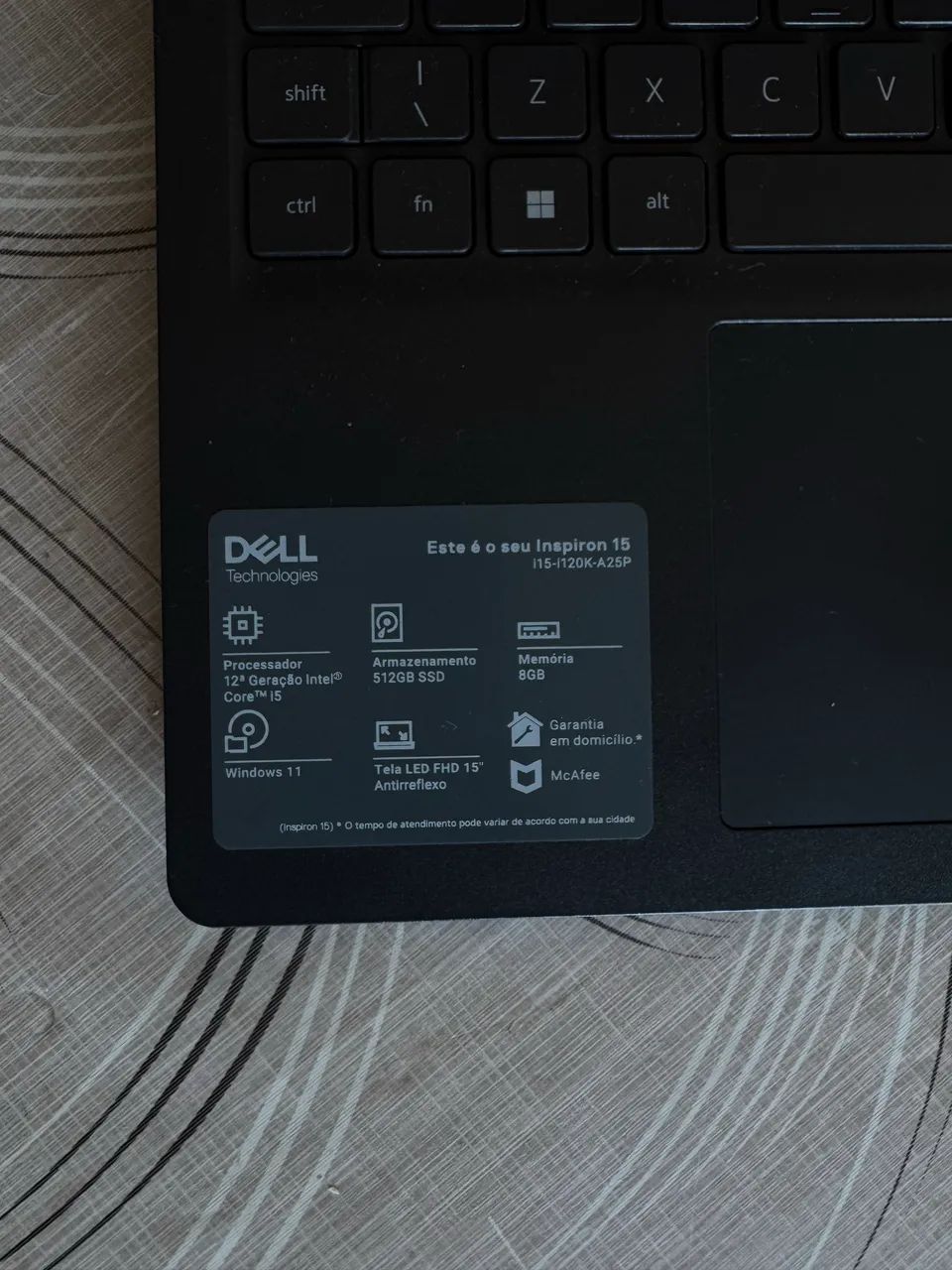 Notebook Dell Inspiron 15 polegadas - 8gb - Foto 2