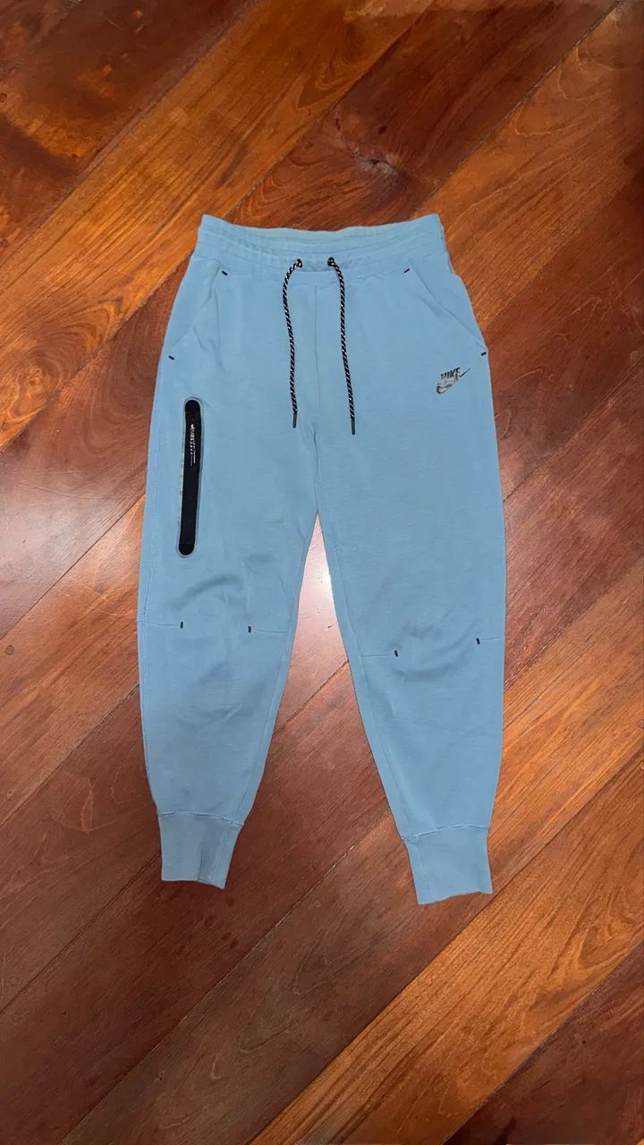 Calça Nike Tech Fleece Ciano