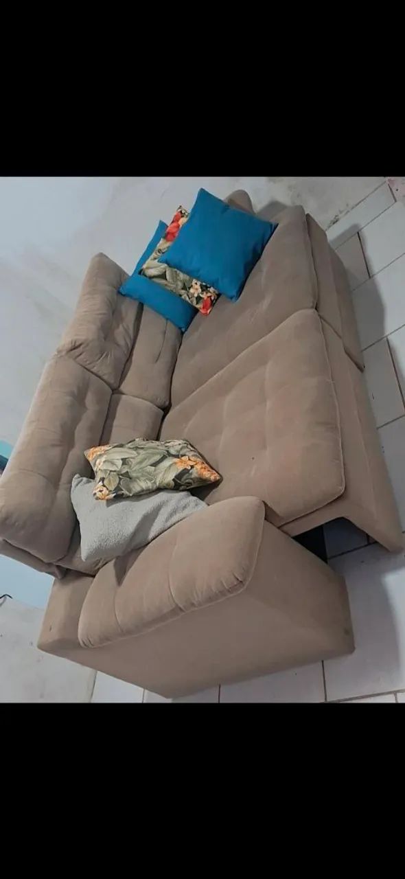 Sofá retrátil reclinavel 