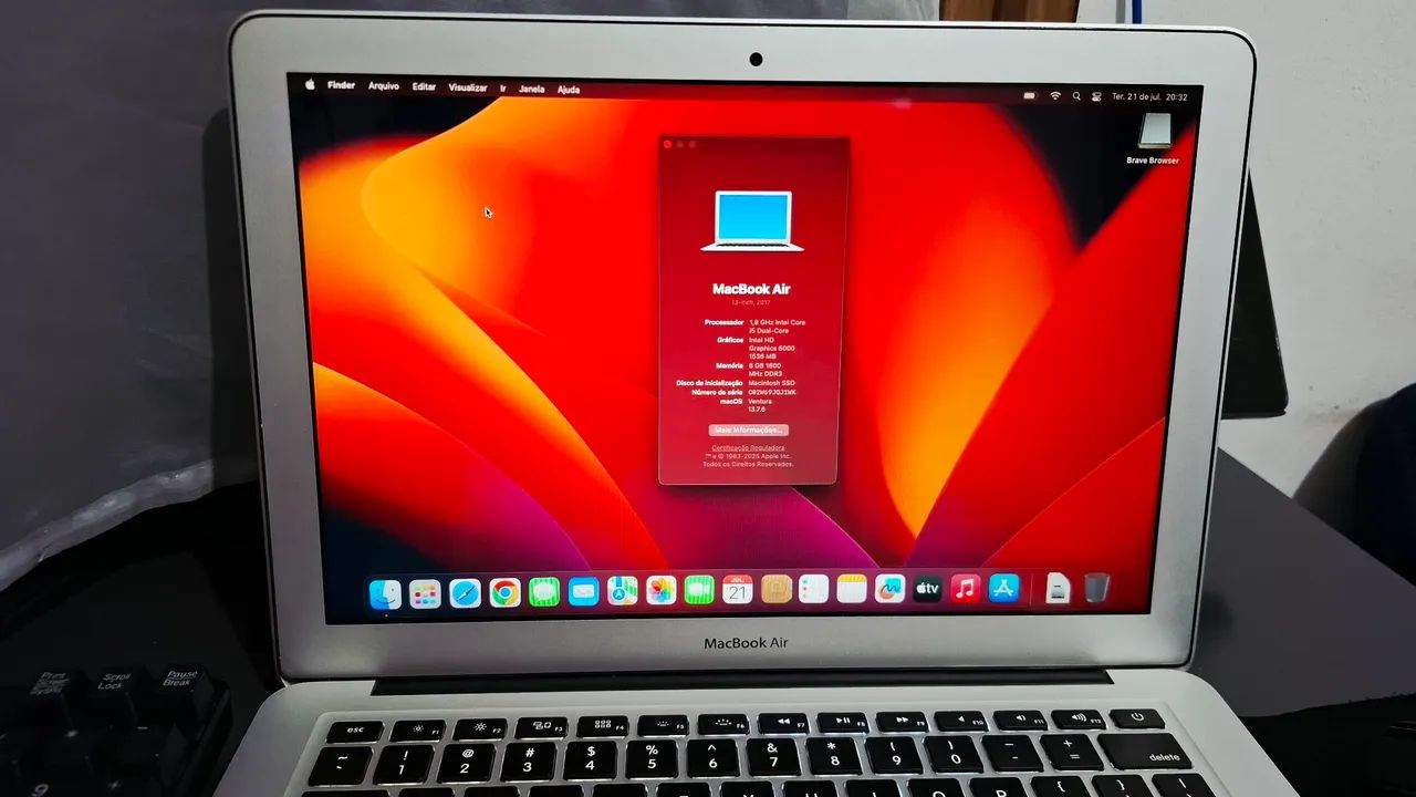 MACBOOK AIR A1466 2O17 - Foto 2