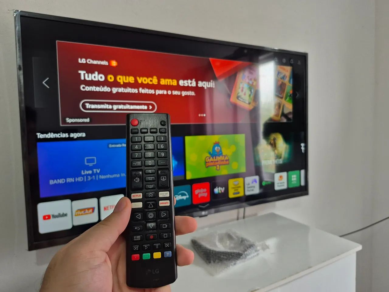Smart TV 4K LG 43" polegadas - Foto 2
