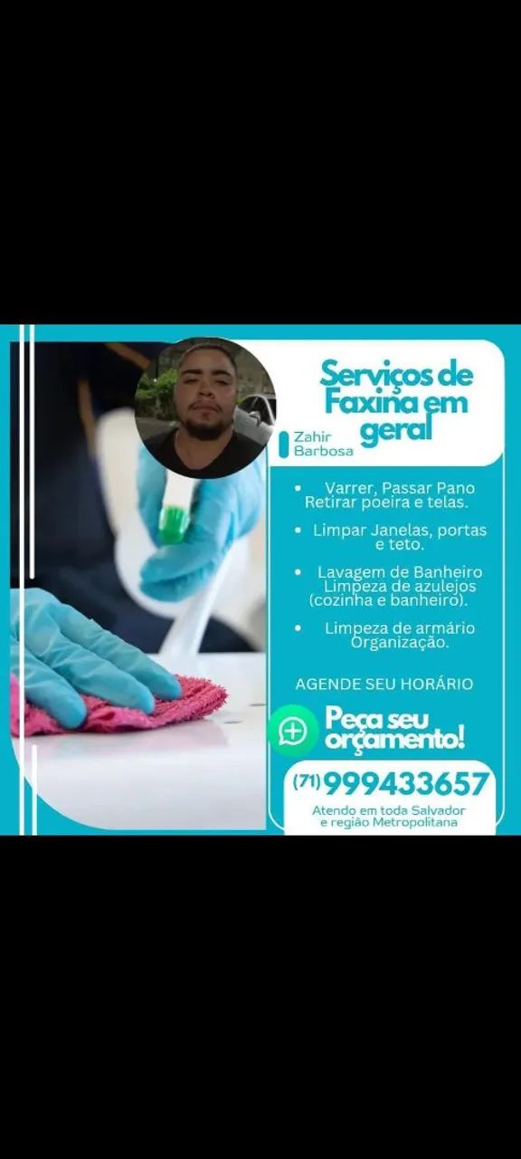 Faxina preço acessível 