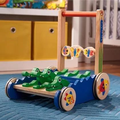 Andador bebê apoiador de jacaré Melissa e Doug - Foto 4