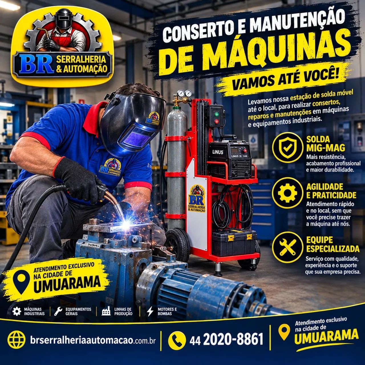 SERVIÇOS DE ESTAÇÃO DE SOLDA MIGMAG  - Foto 2