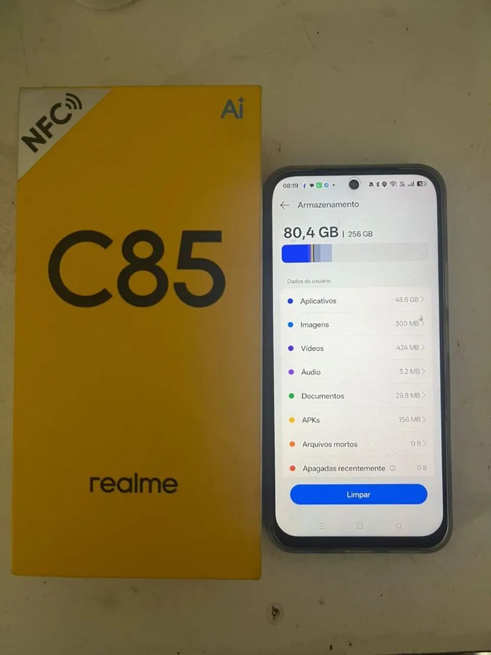 Realme C85 256Gb e 16Gb de ram Nfc
